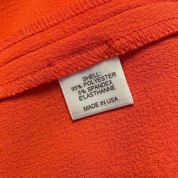 WAYF coral orange short sleeve dress M - Picture 6 of 6